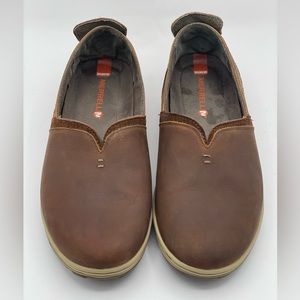 10 women's MERRELL Ashland Brown Sugar Slip On Casual Loafer Shoes Women's